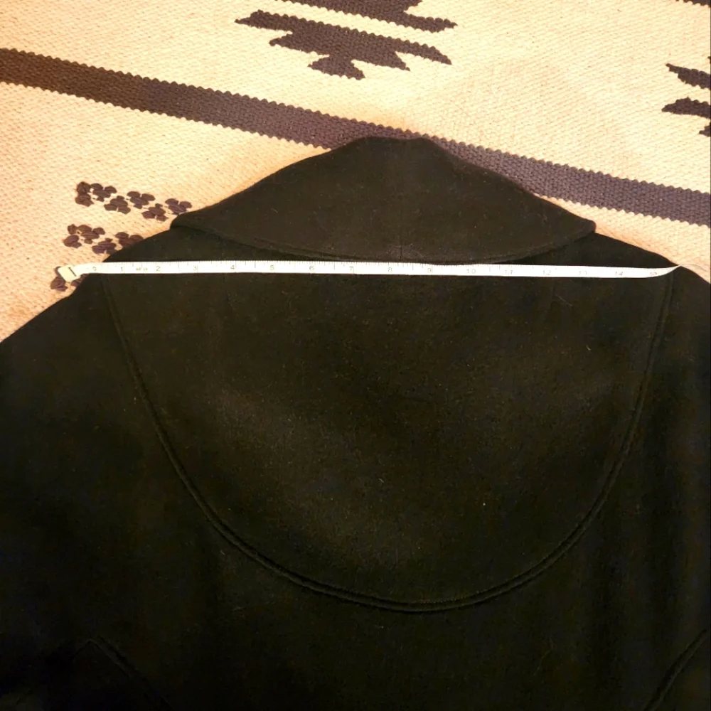 Vintage Princess  Black Wool Coat MCM  Est Size 2 to 4 Wearable Collectors Item - Picture 15 of 17